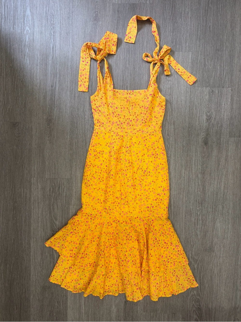 Lovers + Friends DAY KEEPER MIDI DRESS Size XS - Picture 9 of 9